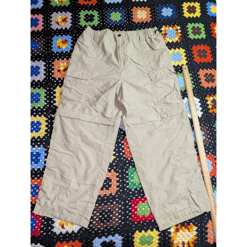 Reel Legends Cargo Pants Convertible Khaki Outdoors‎ Fishing Size XL 32x27